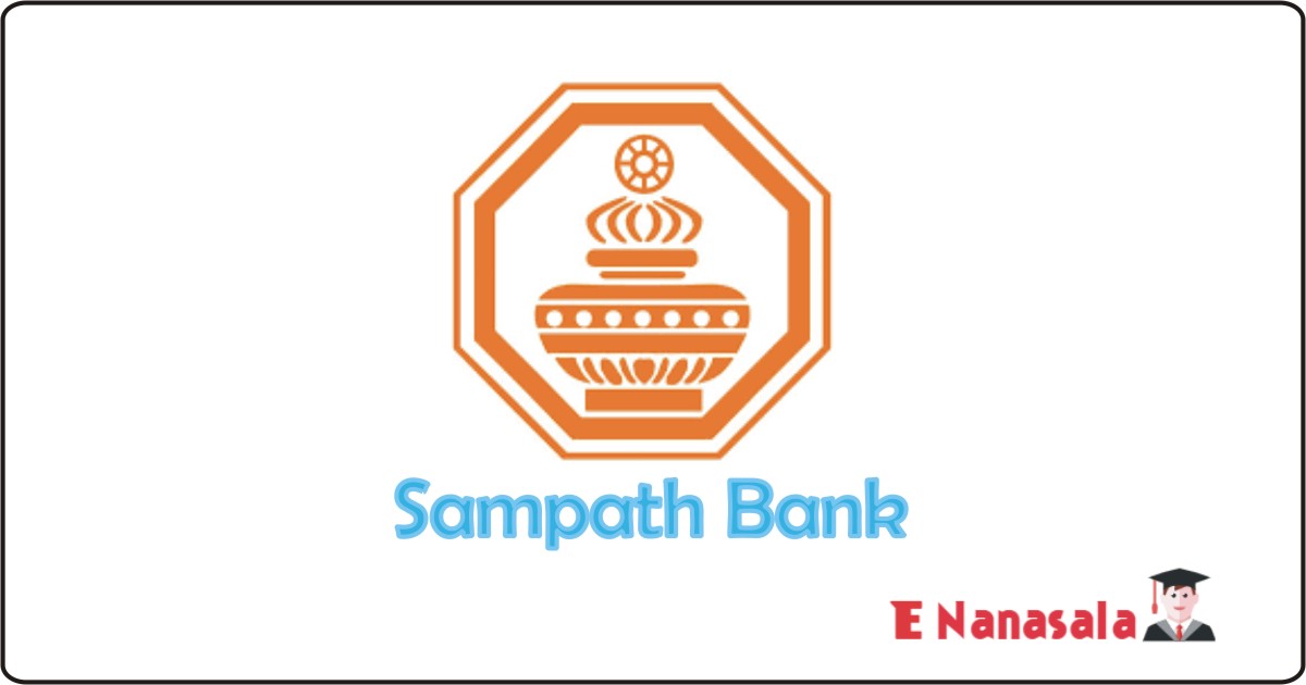 Sampath Bank Job Vacancies