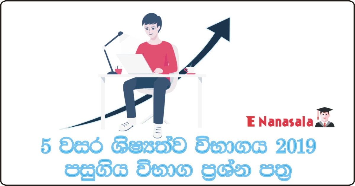 Scholarship Exam Past Paper, Past Paper Grade 5 (2019), Scholarship Exam Past Paper in Sri Lanka, Grade 5 Past Paper in Sri Lanka