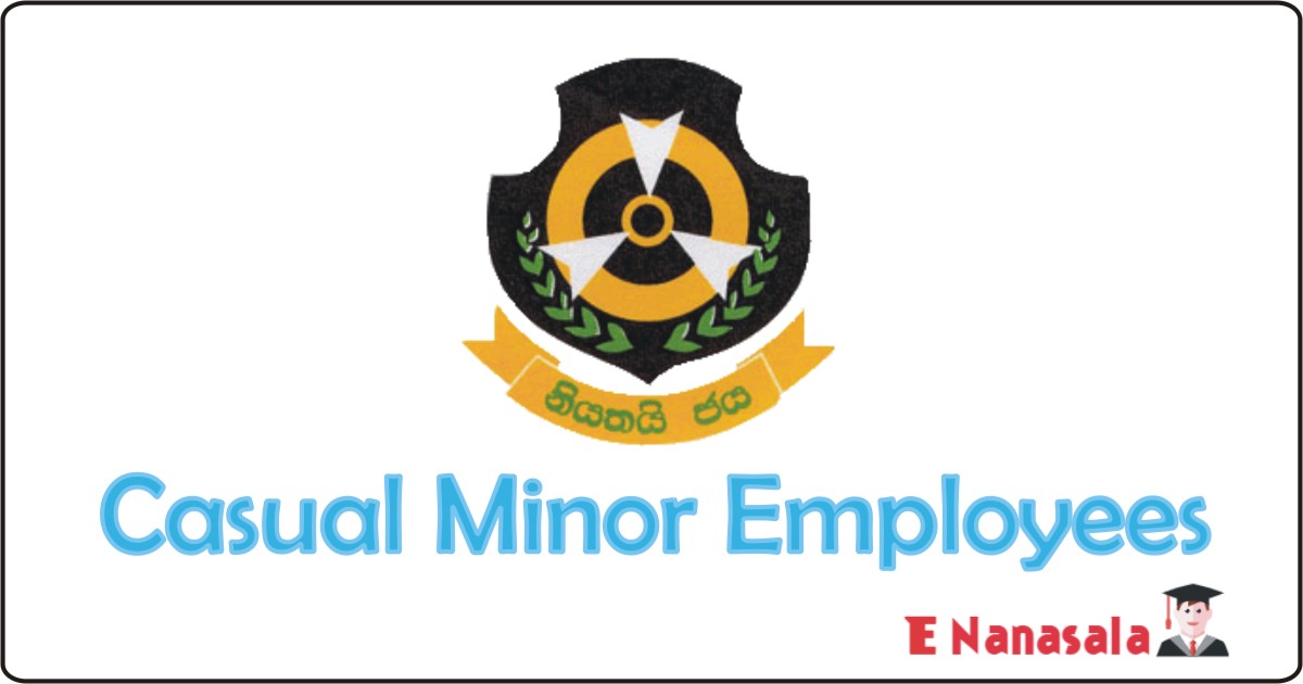 Special Task Force Job Vacancies 2020, 2019 Sri Lanka Special Task Force Job Vacan, Special Task Force Casual Minor Employees