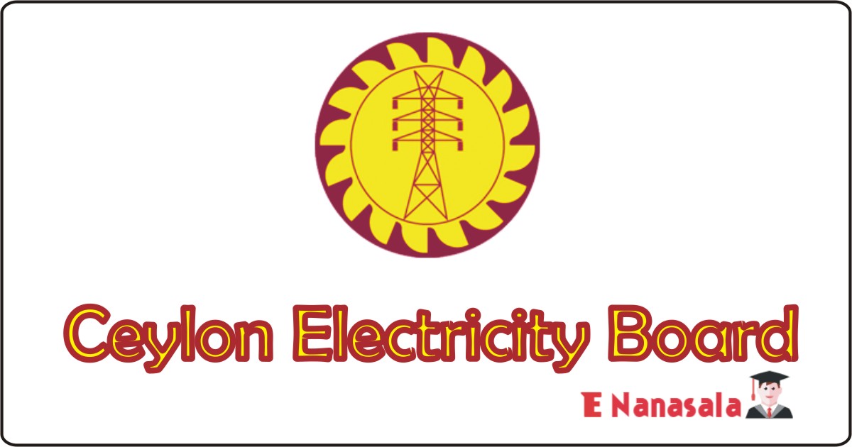 Government Job Vacancies in Ceylon Electricity Board, Ceylon Electricity Board Job Vacancies