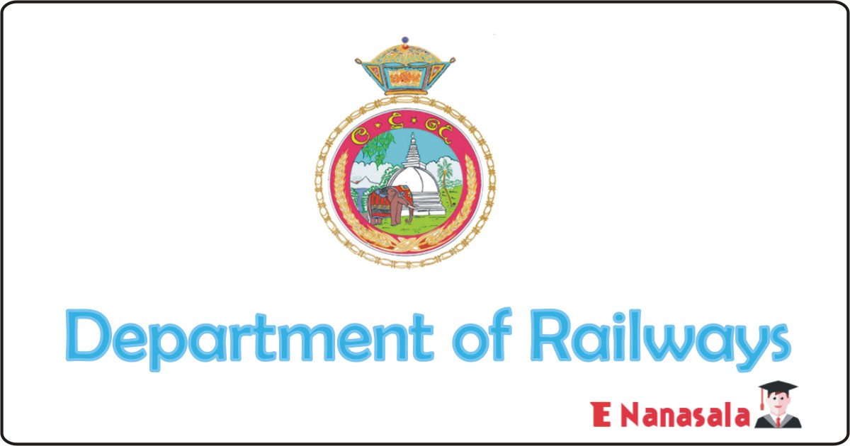 Dumriya departhumenthuwe rekiya, Government Job Vacancies in Department of Railways, Department of Railways Job Vacancies, Railway