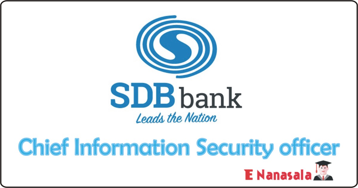 Bank Job Vacancies in Sanasa Development, Job Vacancies in SDB Bank Chief Information Security officer Vacancies, New Job vacancies in Sri Lanka, Bank Job