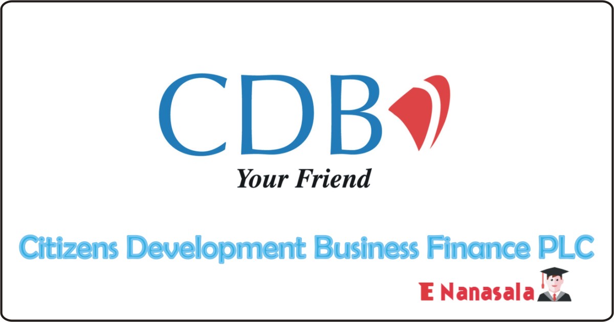 Privet Bank Job Vacancies in Citizens Development Business Finance PLC Job Vacancies, Trainee Job in Citizens Development Business Finance PLC