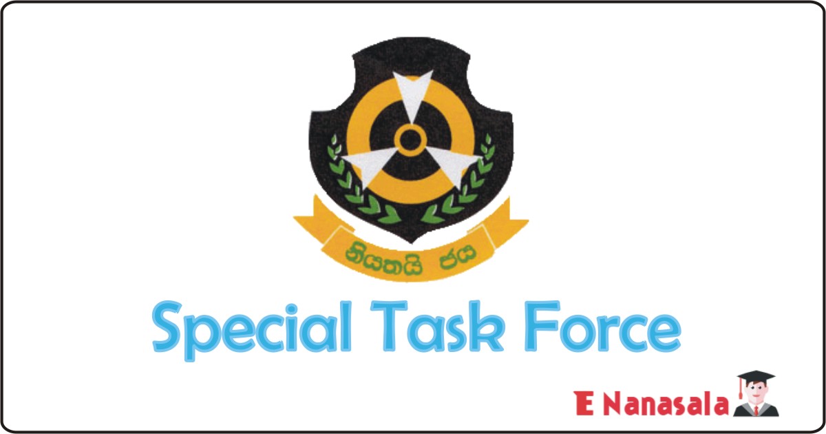 Special Task Force Job Vacancies 2020, 2021 Sri Lanka Special Task Force Job Vacan, Special Task Force Job Vacancies