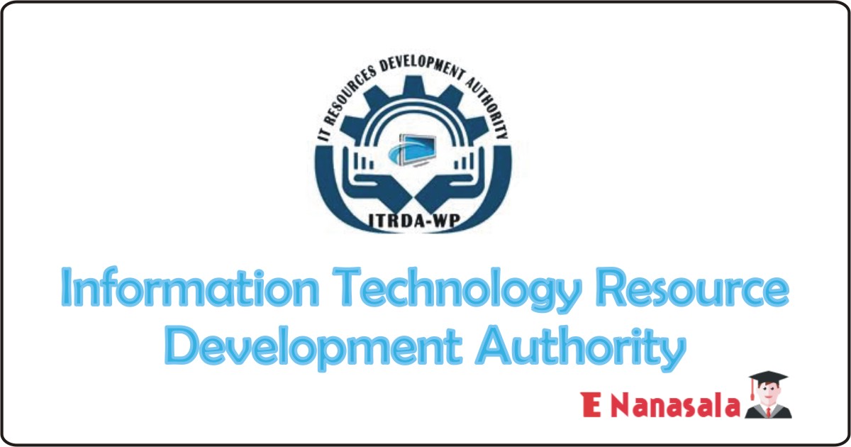 Government Job Vacancies inInformation Technology Resource Development AuthorityJob Vacancies