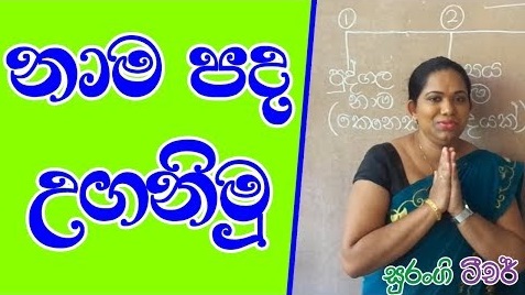 Sinhala Nouns Lesson Grade 5 (Educational Helpline)