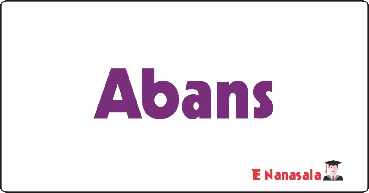 Privet Job Vacancies in Abans plc, Abans plc Job Vacancies, Abans plc, job vacancies in sri lanka