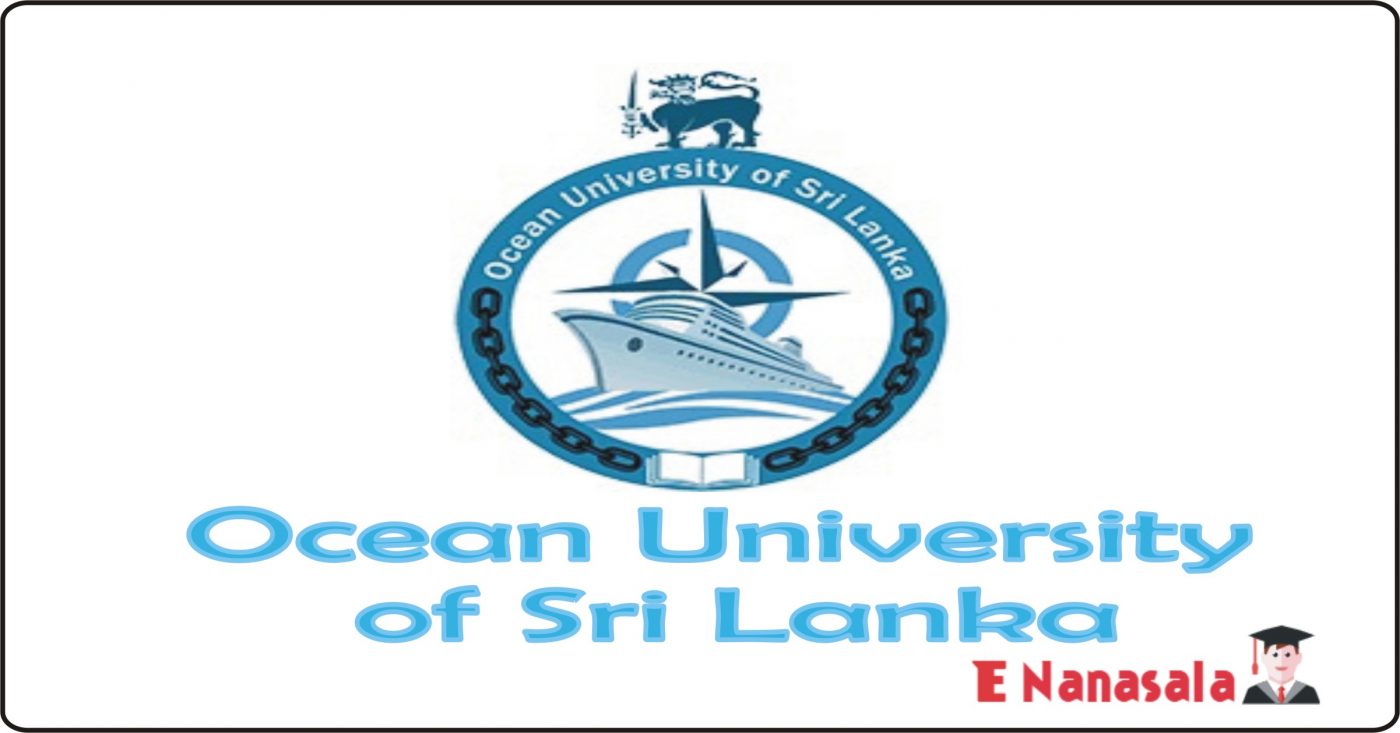 Government Job Vacancies Marine Chief Engineer in Ocean University of Sri Lanka, Ocean University of Sri Lanka job Vacancies