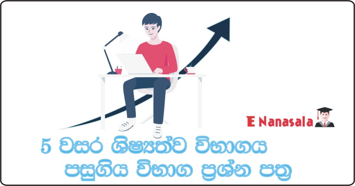 Scholarship Exam Past Paper, Past Paper Grade 5 (2019), Scholarship Exam Past Paper in Sri Lanka, Grade 5 Past Paper in Sri Lanka