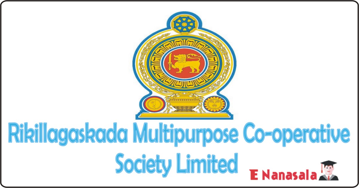 Government Job Vacancies in Rikillagaskada Multipurpose Co-operative Society Limited Job Vacancies, Assistant General Manager