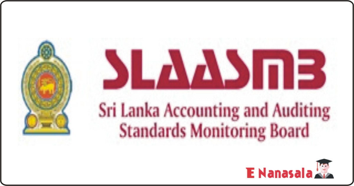 Government Job Vacancies in Director General Sri Lanka Accounting and Auditing Standards Monitoring Board, Job Vacancies Director General