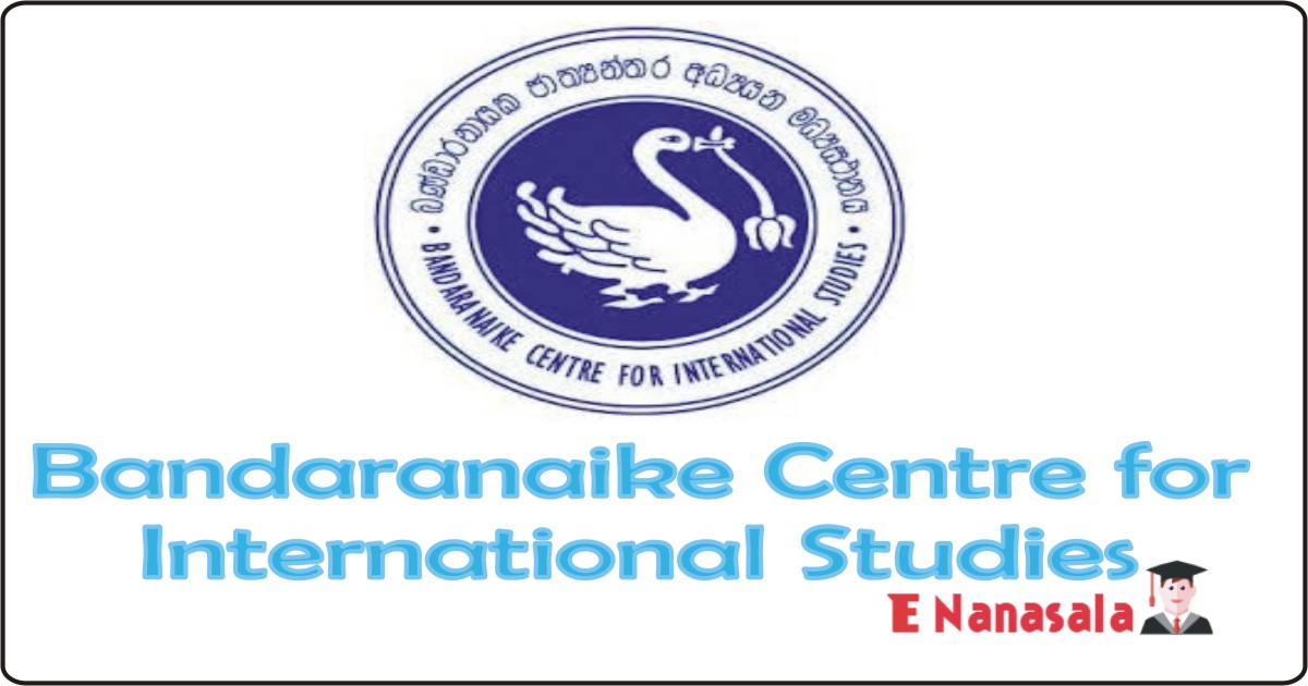 Government Job Vacancies in Director Sri Lanka, Bandaranaike Centre for International Studies (BCIS) Job Vacancies