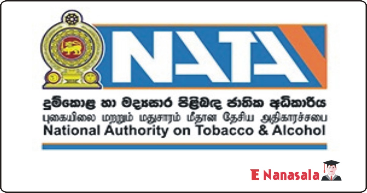 Government Job Vacancies in National Authority on Tobacco and Alcohol (NATA) Job Vacancies, National Authority on Tobacco and Alcohol 2020