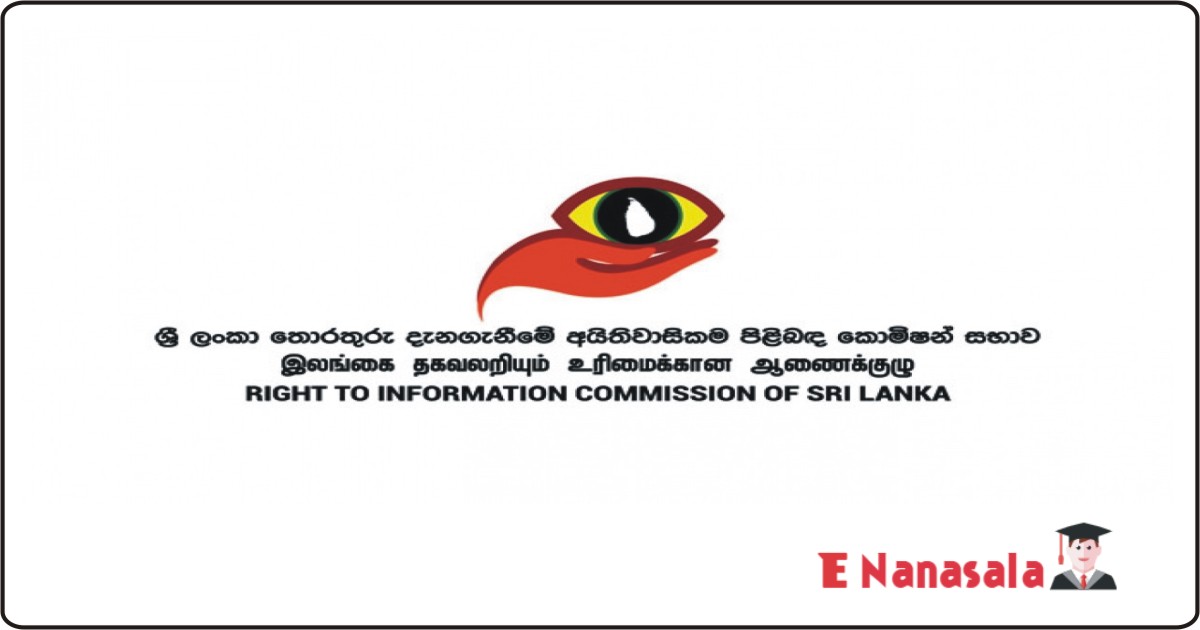 Government Job Vacancies in Right to Information Commission Job Vacancies ,Senior Research Officer, Government Job Vacancies 2020
