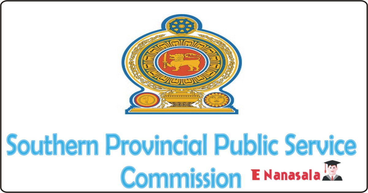 Government Job Vacancies in Southern Provincial Public Service Commission Vacancies, Southern Provincial Public Service Commission Inspector