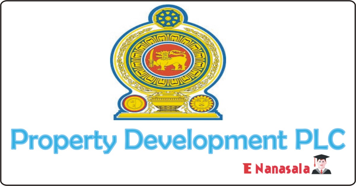 Government Job Vacancies in Engineering Assistant Property Development PLC Job Vacancies, Property Development PLC job vacancies