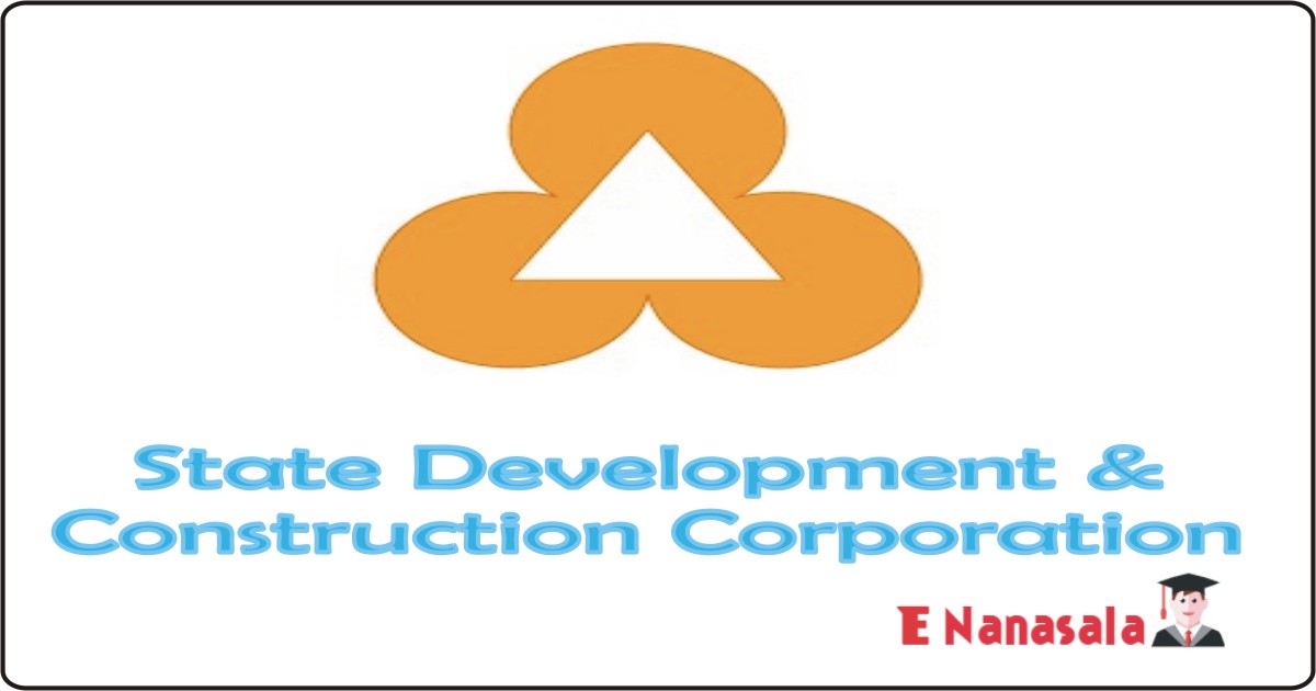 Job Vacancies in State Development & Construction Corporation Deputy General Manager, Health Officer, New Job vacancies in Sri Lanka