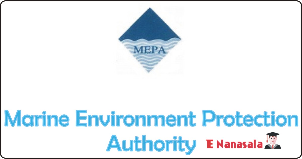 Government Job Vacancies in Marine Environment Protection Authority, Marine Environment Protection Authority Job Vacancies 2020