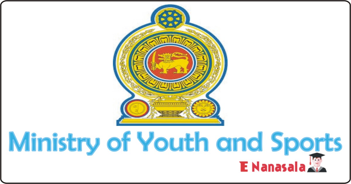 Government Job Vacancies in Maintenance Engineer Ministry of Youth and Sports Job Vacancies, Ministry of Youth and Sports of Sri Lanka jobs