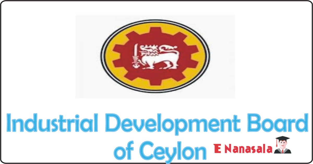 Government Job Vacancies in Industrial Development Board of Ceylon, Industrial Development Board of Ceylon Director Job Vacancies