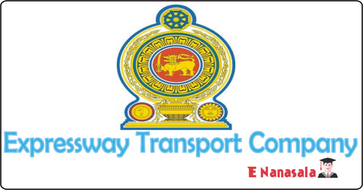 Government Job Vacancies in Expressway Transport Company (Pvt) Ltd, Expressway Transport Company Job Vacancies, Accountant
