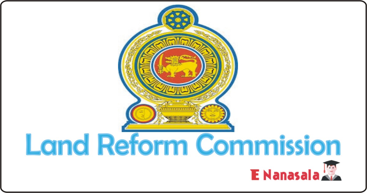 Government Job Vacancies in Land Reform Commission Vacancies, Land Reform Commission Job vacancies Draftsman
