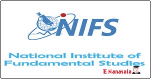 Government Job Vacancies in National Institute of Fundamental Studies, National Institute of Fundamental Studies Accounts Officer Vacancies