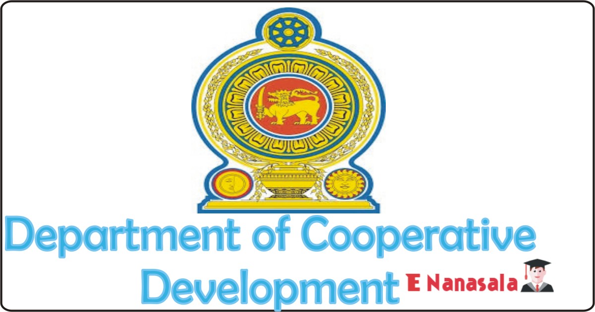 Job Vacancies in Department of Cooperative Development Vacancies, Department of Cooperative Development, Cooperative Development Officer