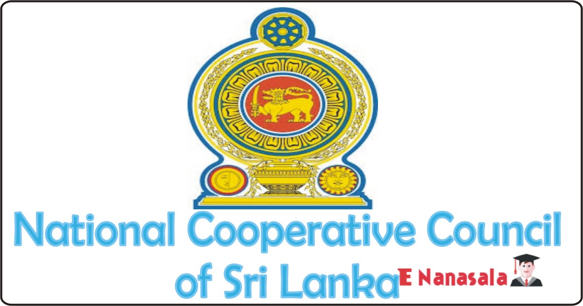 Government Vacancies in National Cooperative Council of Sri Lanka, National Cooperative Council of Sri Lanka Publication and Media Officer